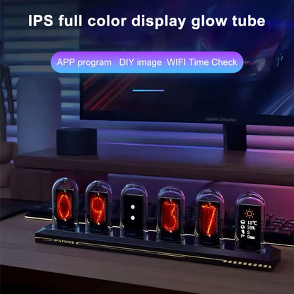 RGB Nixie Tube Clock Night Light
