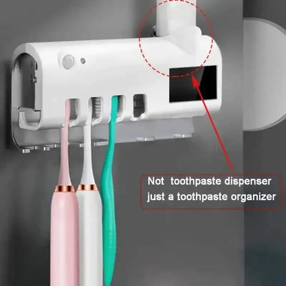 Wall-Mounted UV Toothbrush Holder