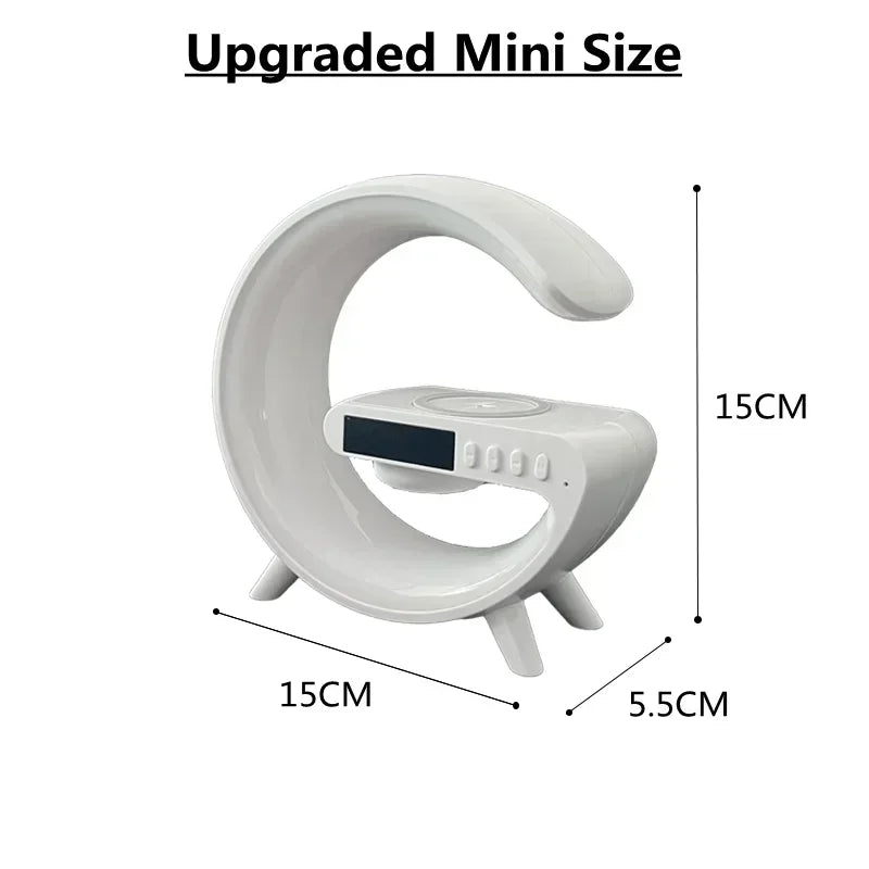 Wireless Charger Stand RGB Alarm Clock