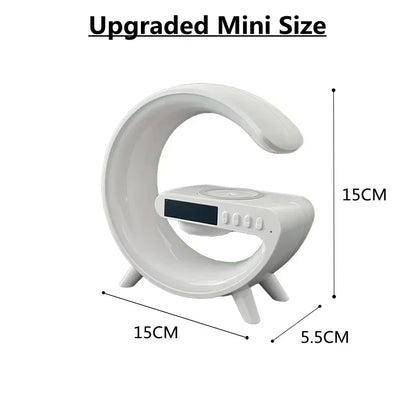 Wireless Charger Stand RGB Alarm Clock