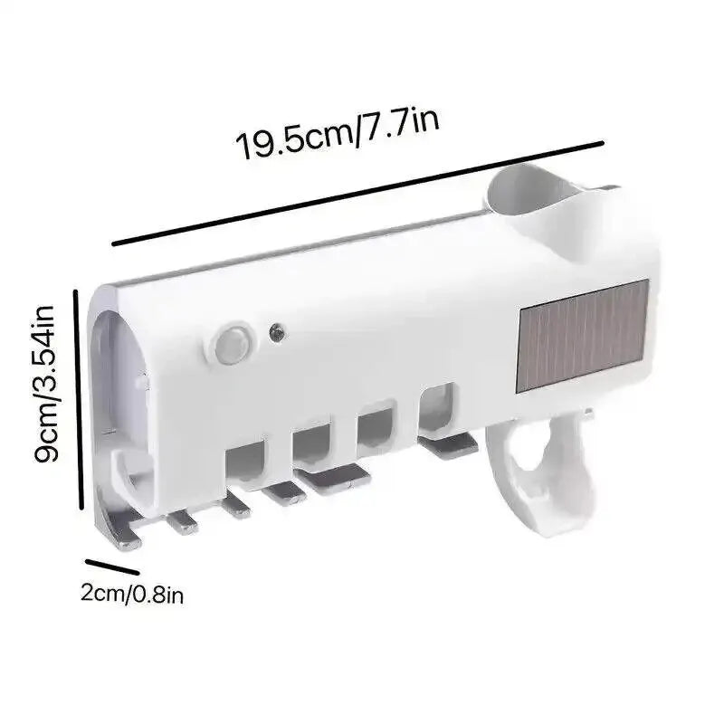 Wall-Mounted UV Toothbrush Holder