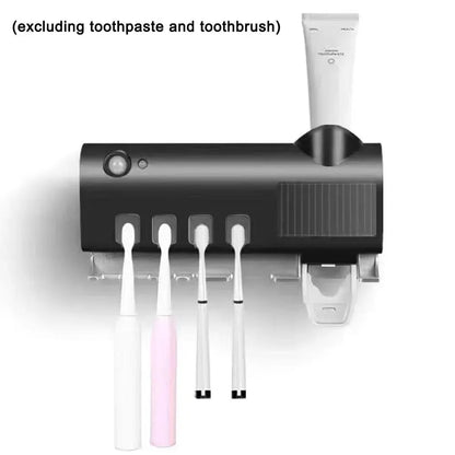 Wall-Mounted UV Toothbrush Holder