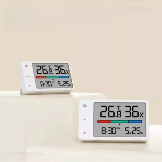 Digital Thermometer Hygrometer Clock