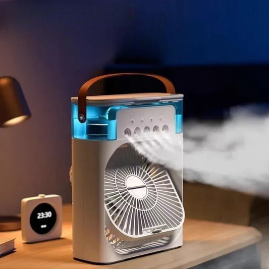 3-in-1 Mini Air Cooler Fan Humidifier